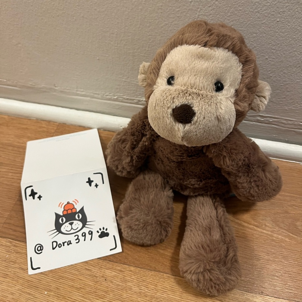 Jellycat Smudge Monkey Medium size– New– Authentic